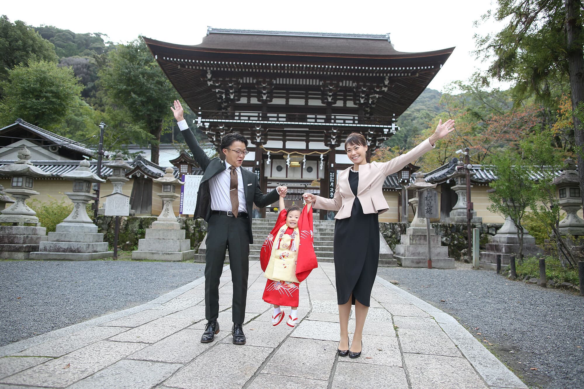 松尾大社の七五三出張撮影