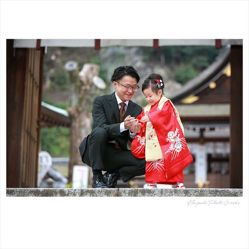 松尾大社の七五三出張撮影