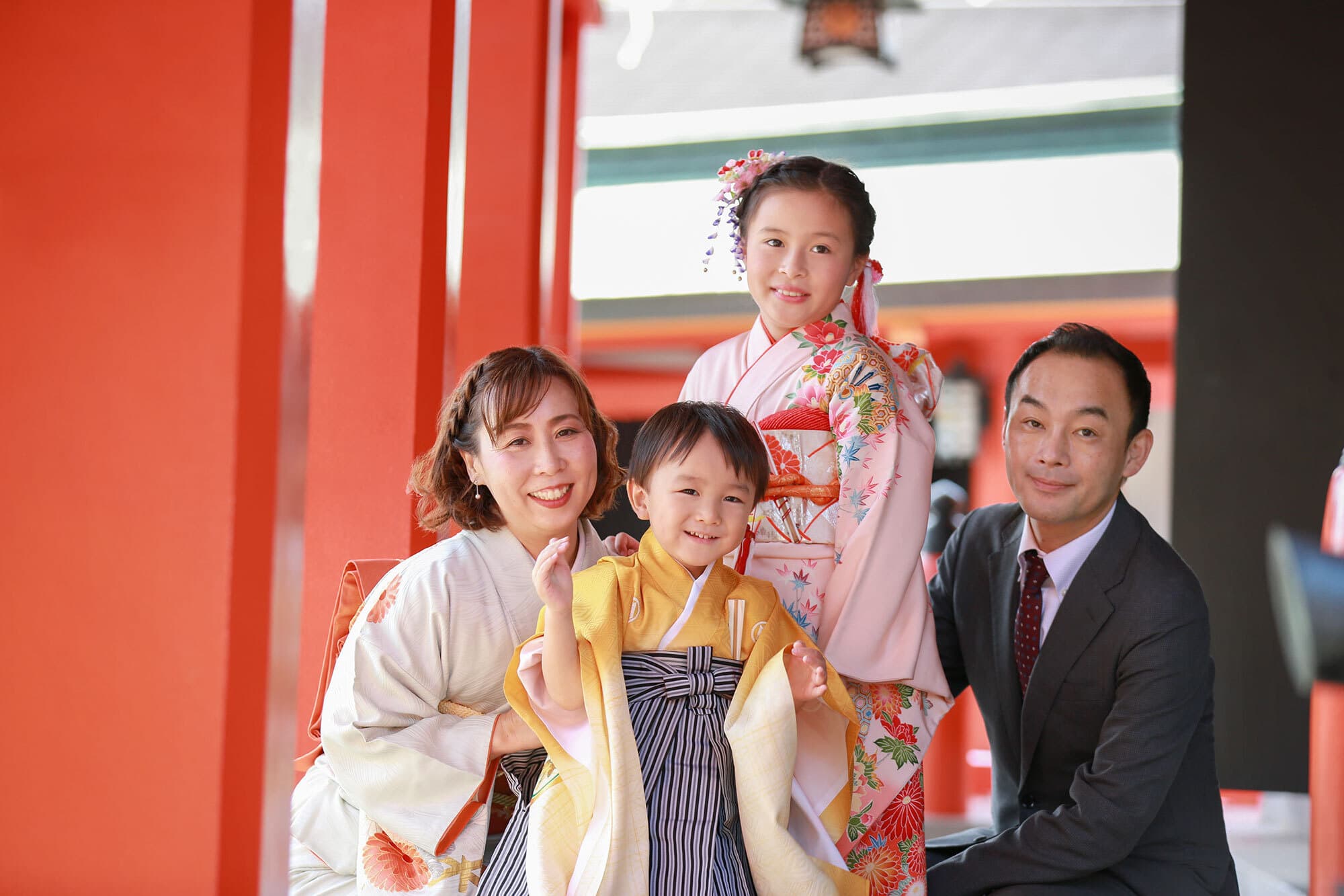 豊中稲荷神社の七五三出張撮影