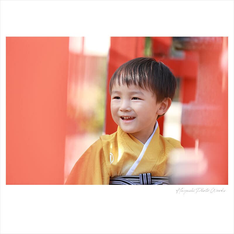 豊中稲荷神社の七五三出張撮影