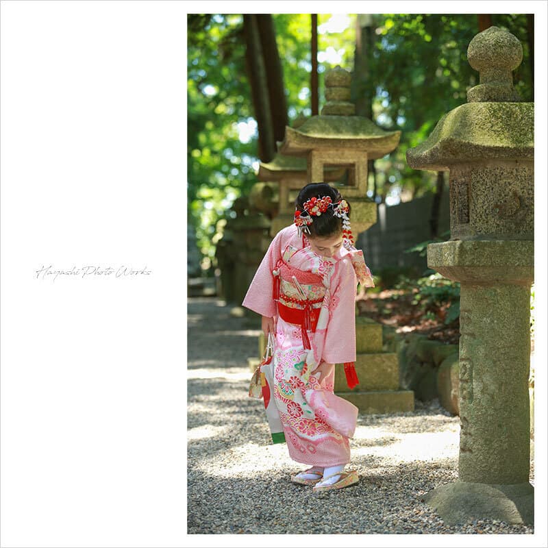 枚岡神社で七五三出張撮影