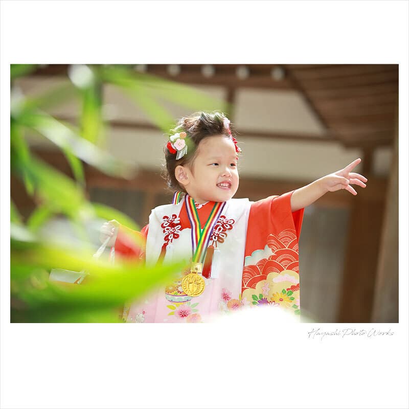 枚岡神社で七五三出張撮影