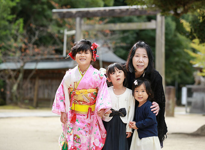 四條畷神社で七五三出張撮影