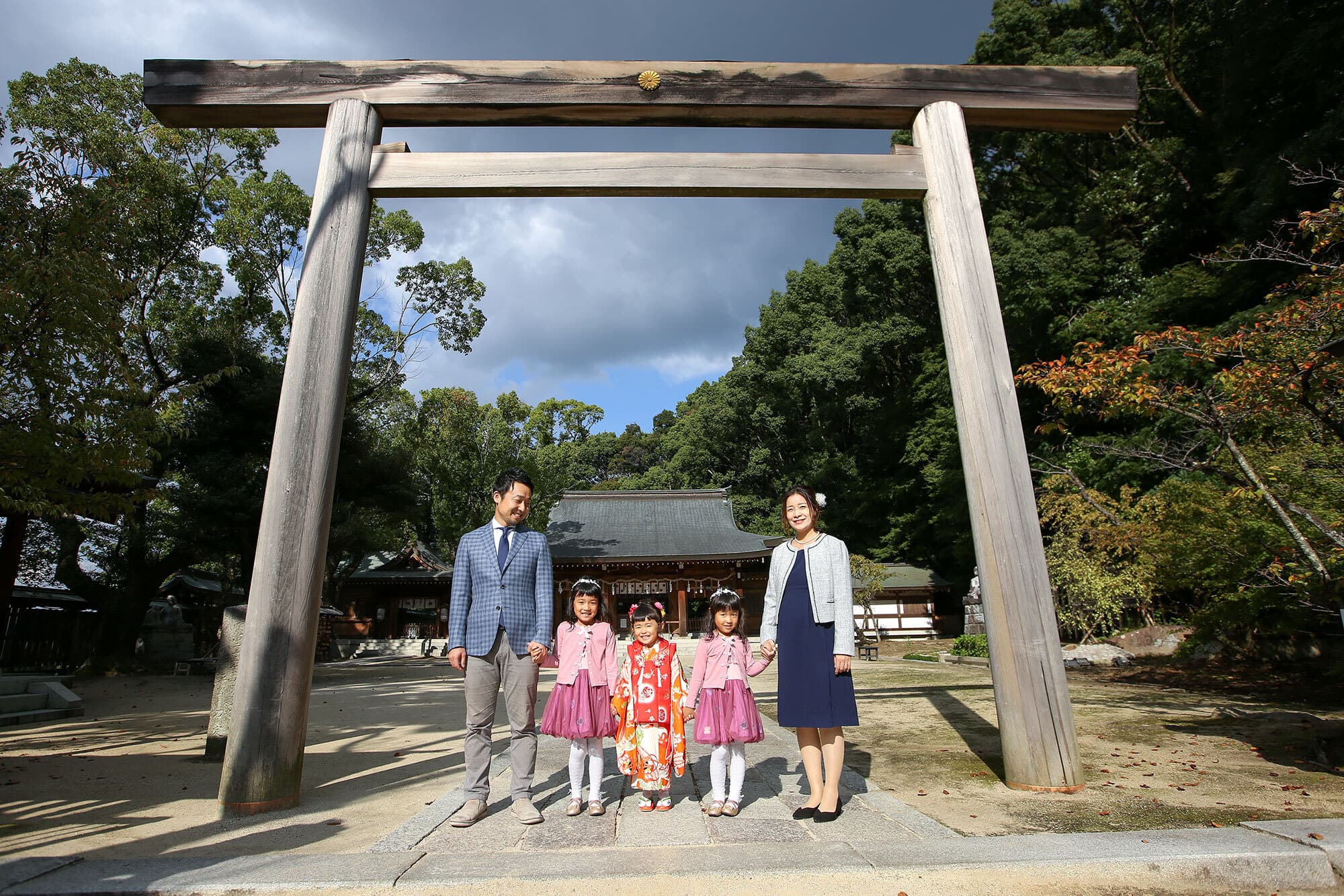 四條畷神社の七五三出張撮影