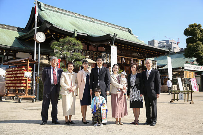 大阪天満宮の七五三出張撮影