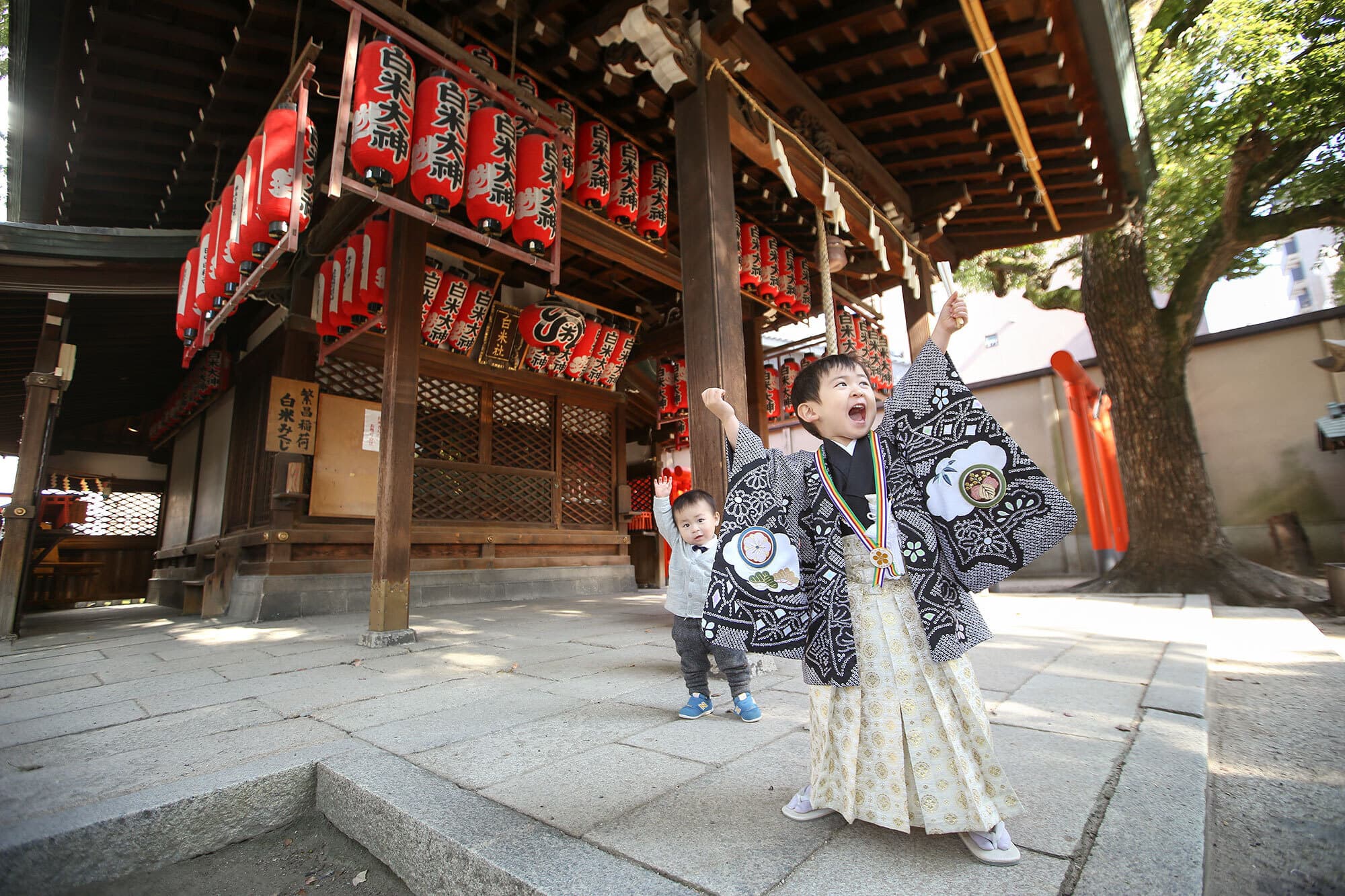 大阪天満宮の七五三出張撮影