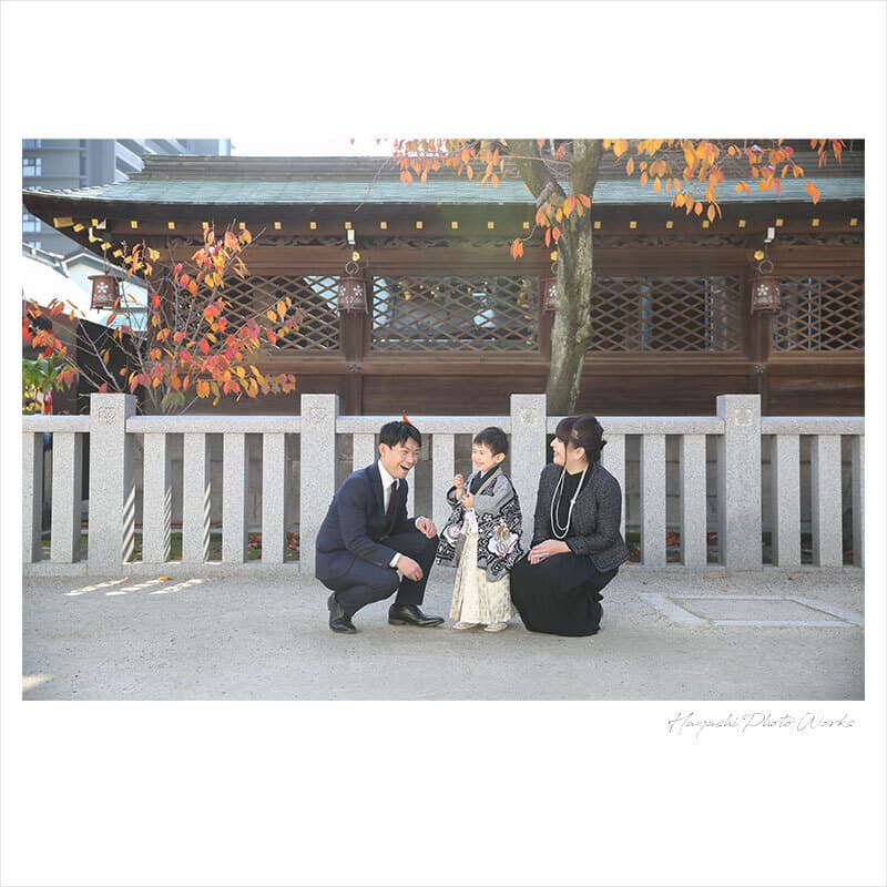 大阪天満宮の七五三出張撮影