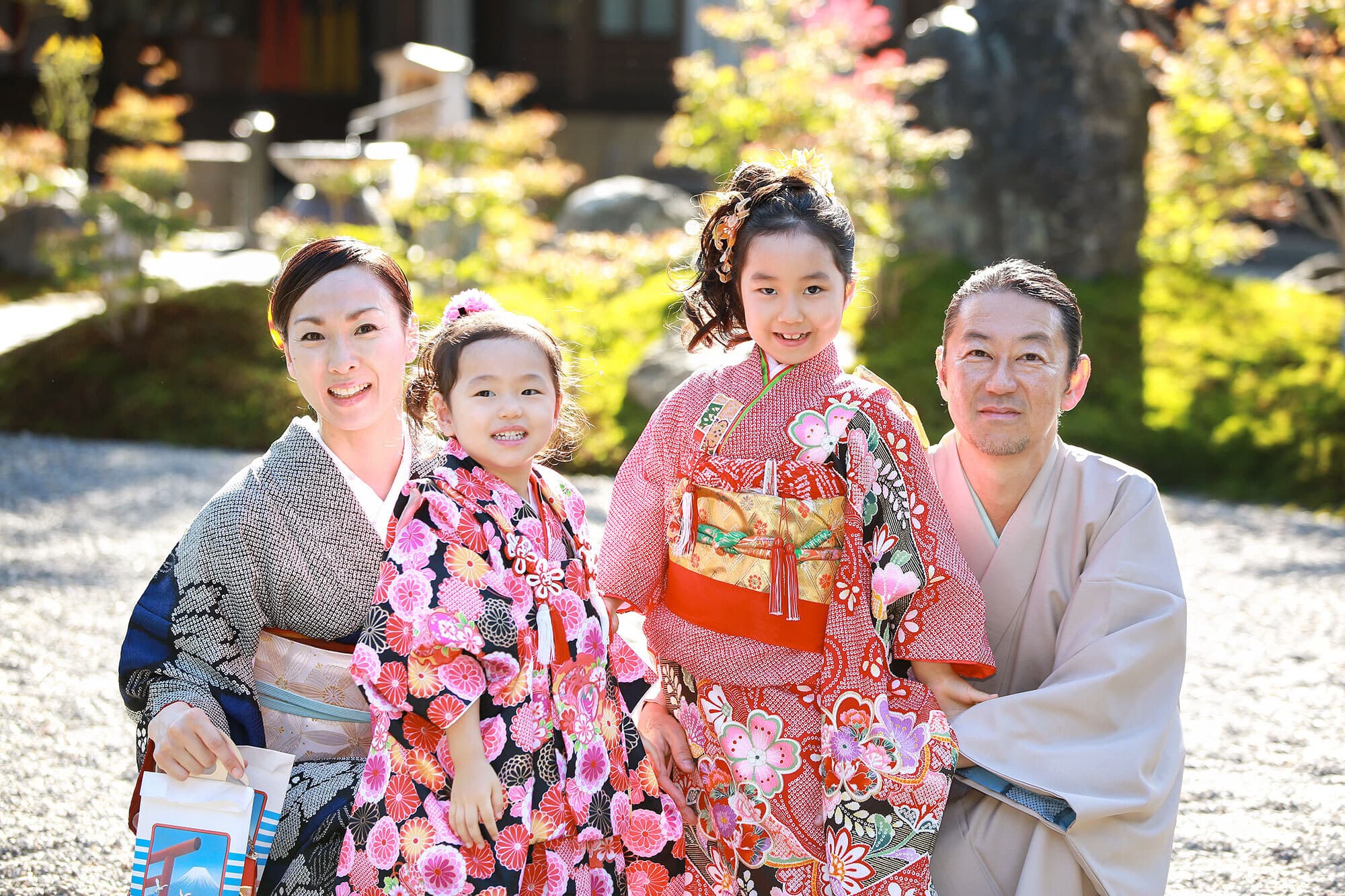 建部大社で七五三出張撮影
