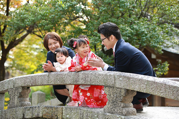 西宮神社で七五三出張撮影