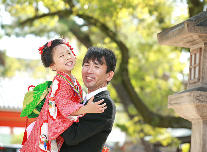 西宮神社で七五三出張撮影