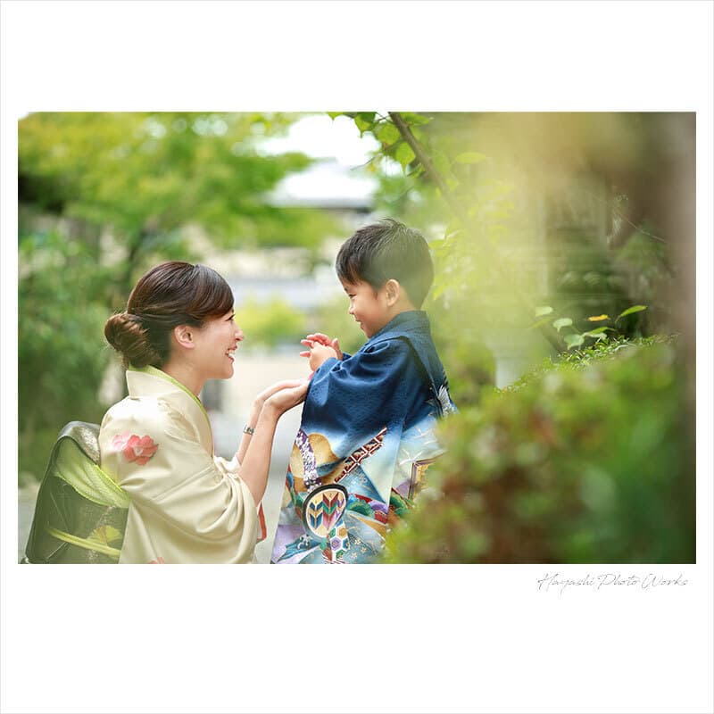 建部大社で七五三出張撮影