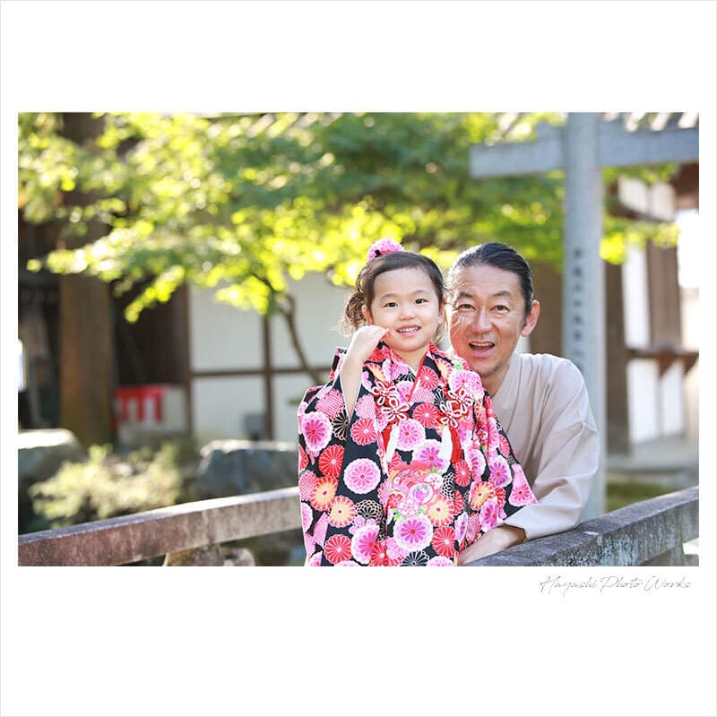 建部大社で七五三出張撮影