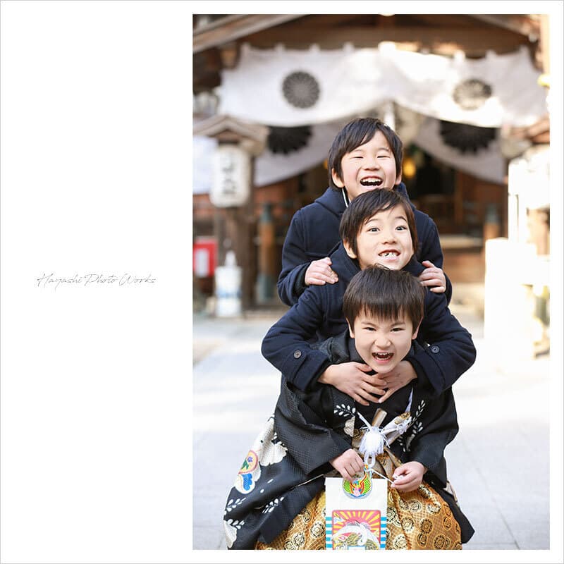 建部大社で七五三出張撮影