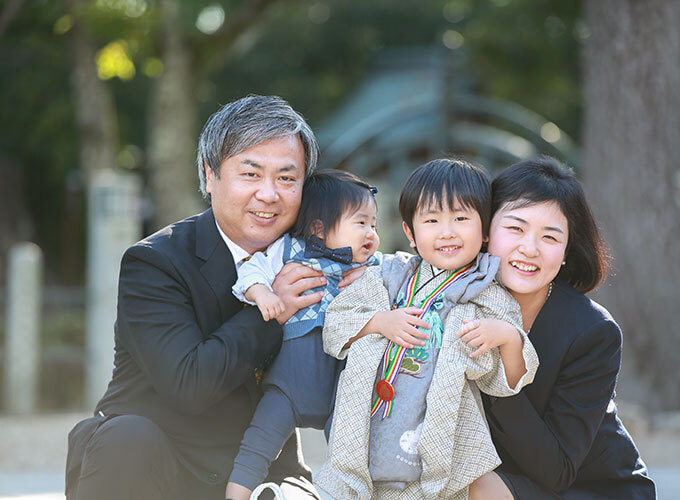 西宮神社で七五三出張撮影