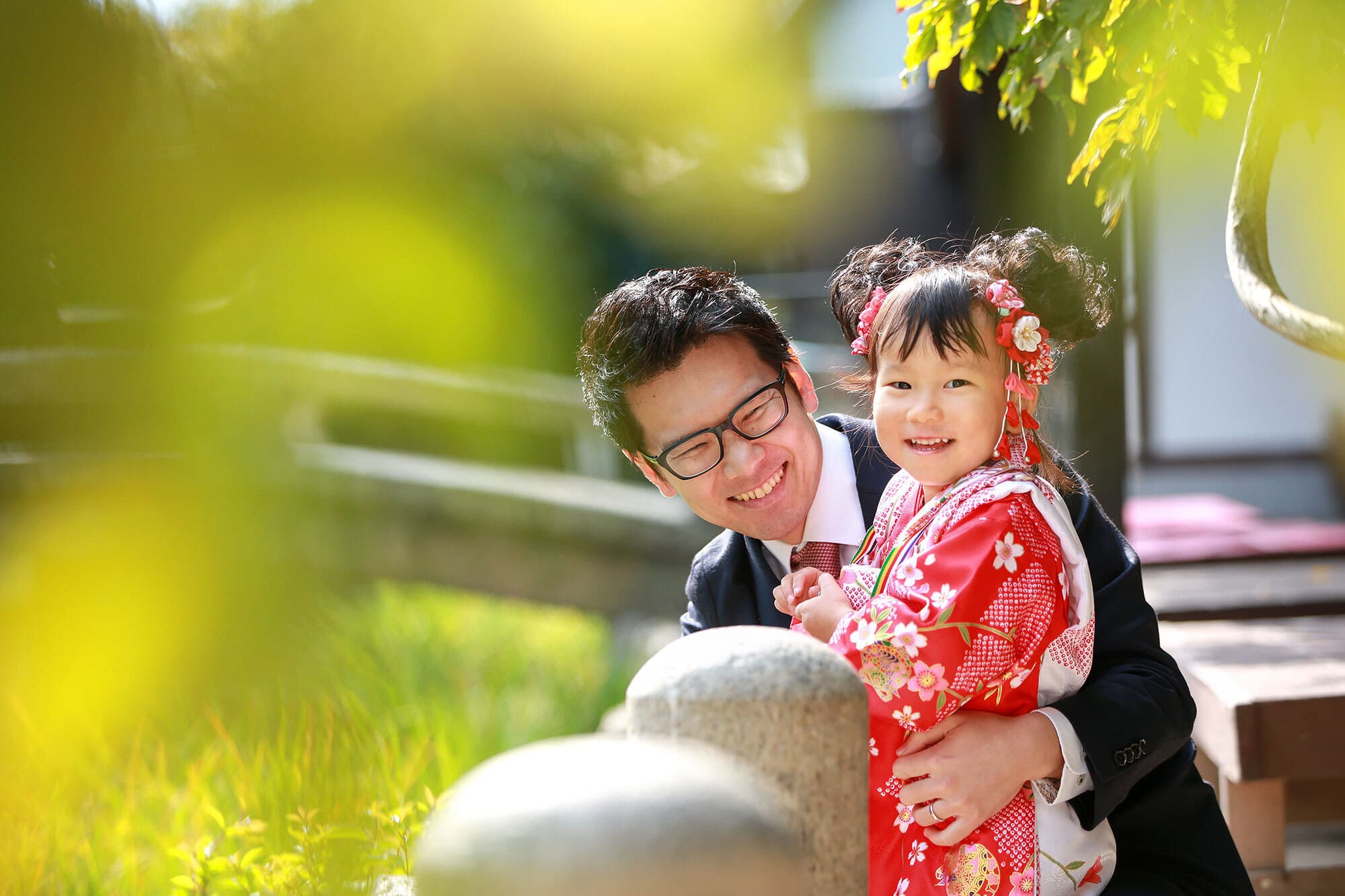西宮神社で七五三出張撮影