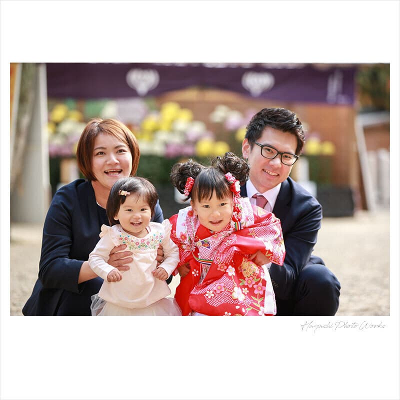 西宮神社で七五三出張撮影