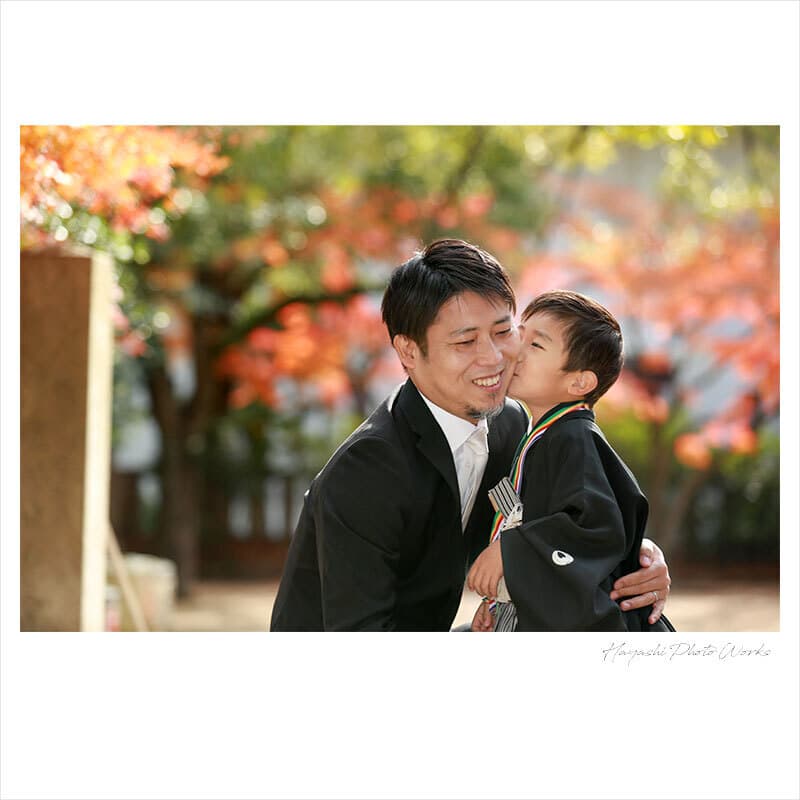 湊川神社で七五三出張撮影