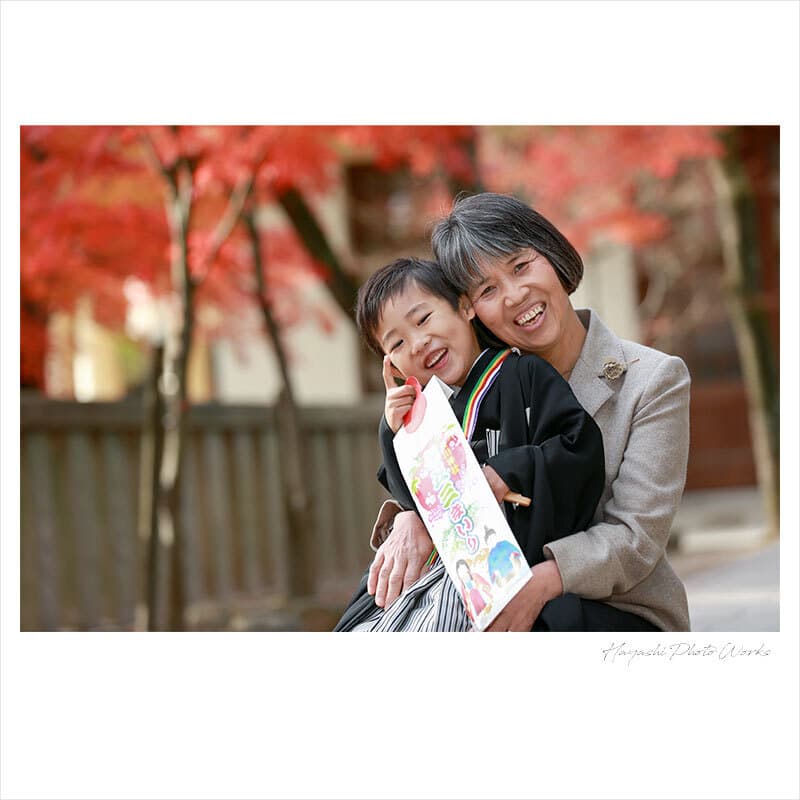 湊川神社で七五三出張撮影