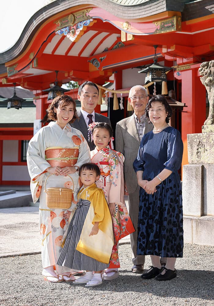 豊中稲荷神社七五三出張撮影
