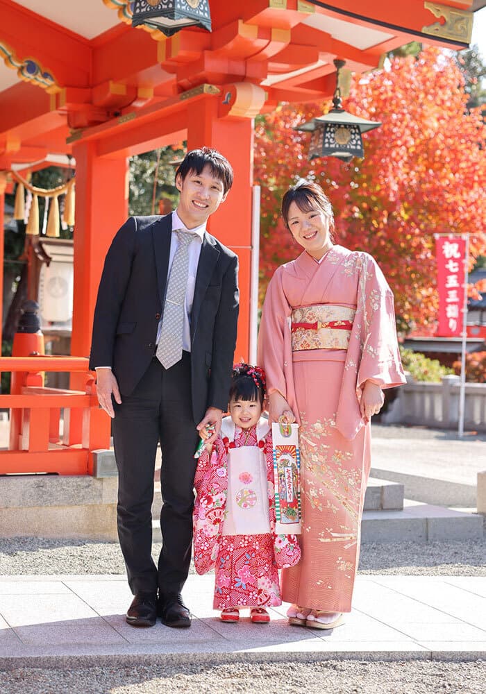 豊中稲荷神社七五三出張撮影