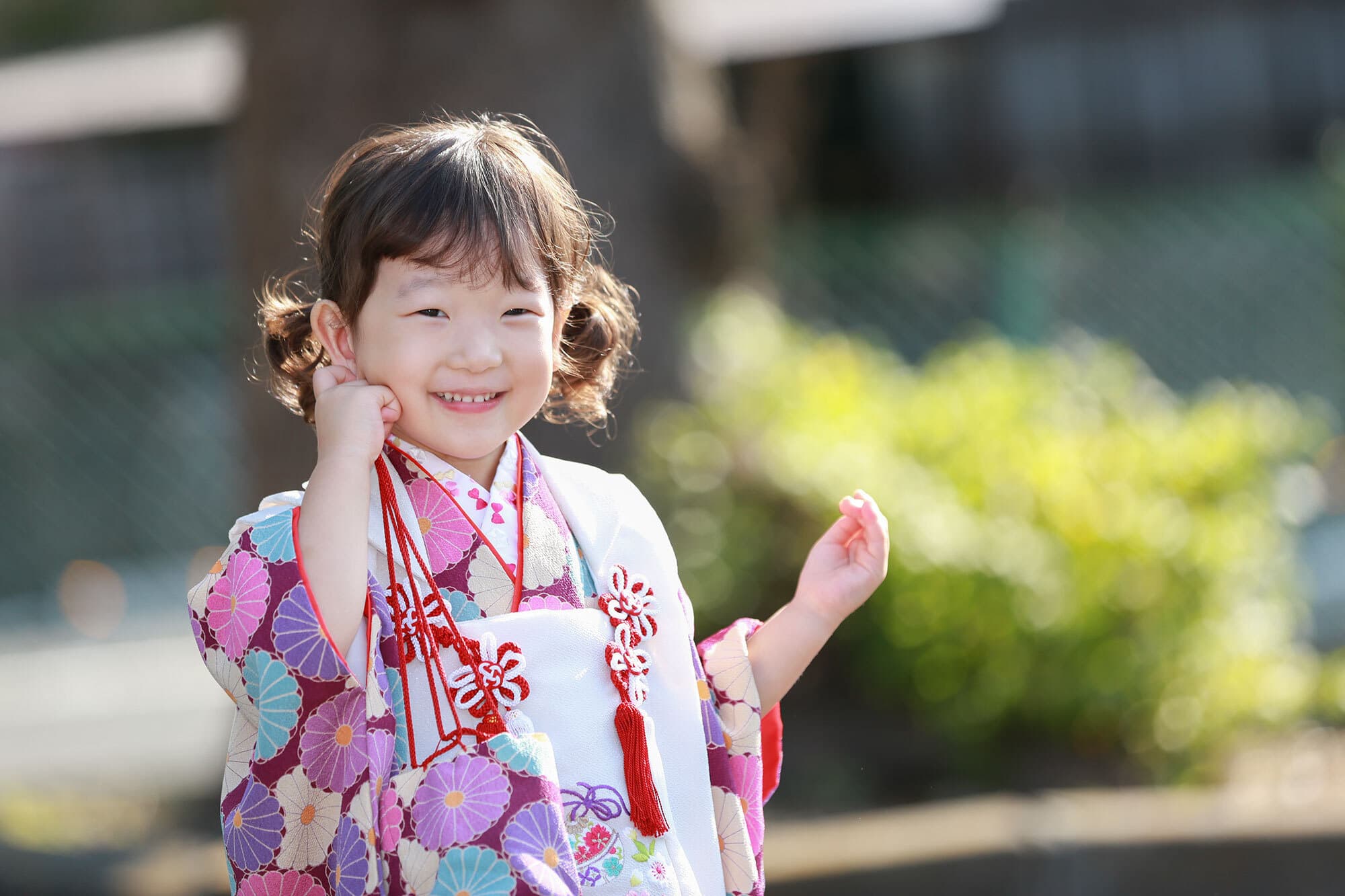 枚方市の片埜神社で七五三出張撮影