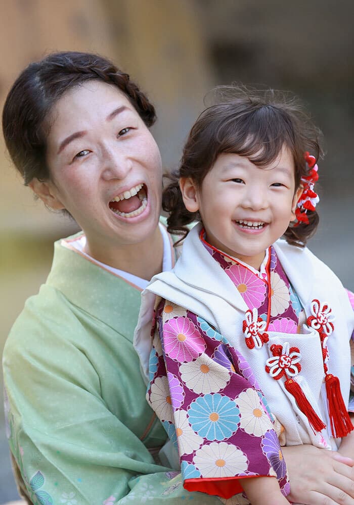 枚方市の片埜神社で七五三出張撮影