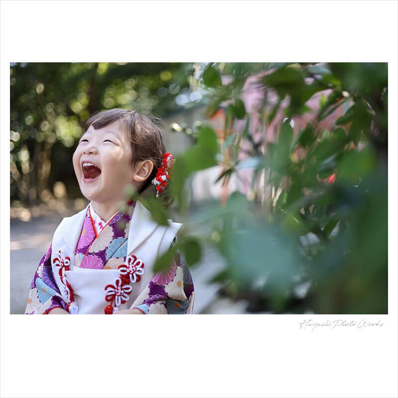 枚方市の片埜神社で七五三出張撮影