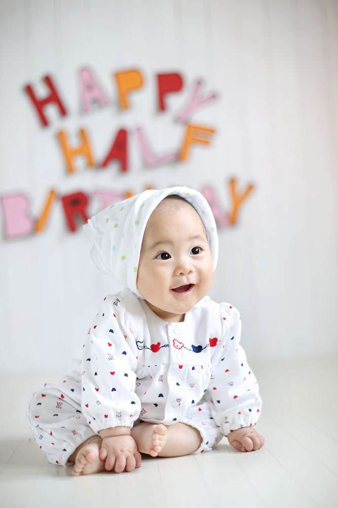 奈良ハーフバースデイスタジオ撮影