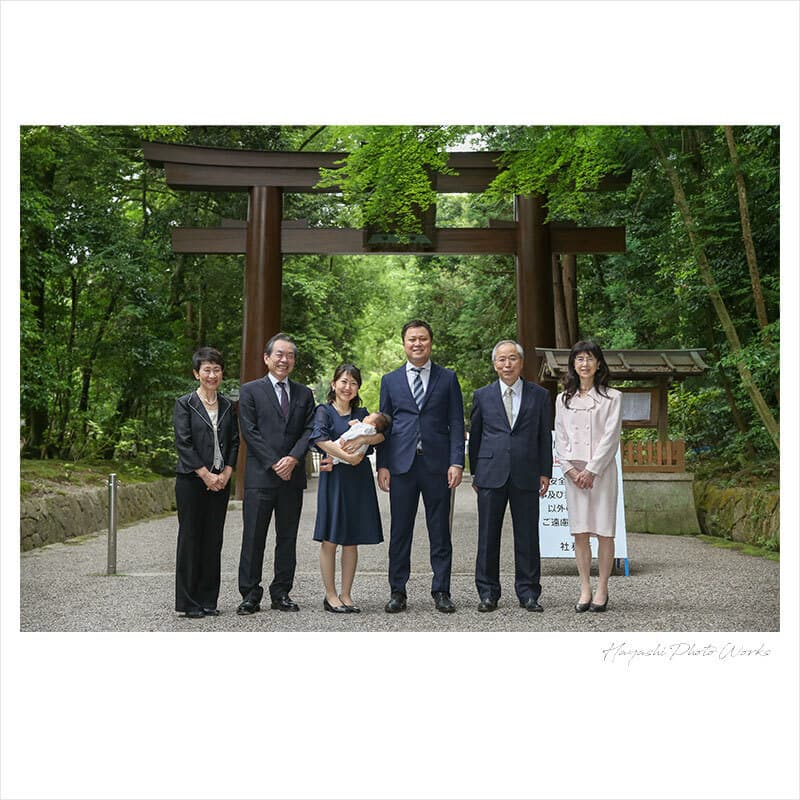石上神宮お宮参り出張撮影