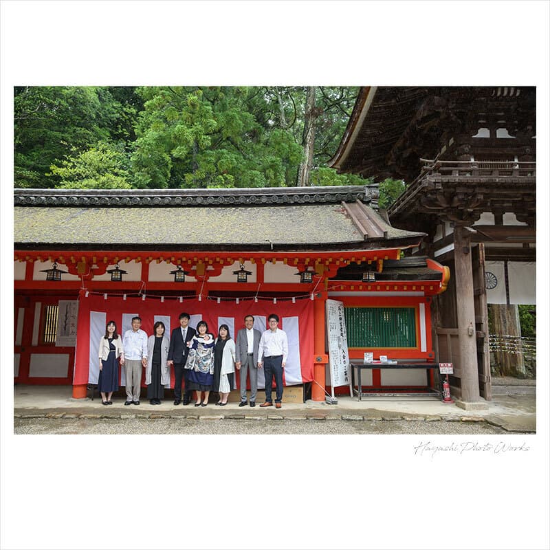 石上神宮お宮参り出張撮影