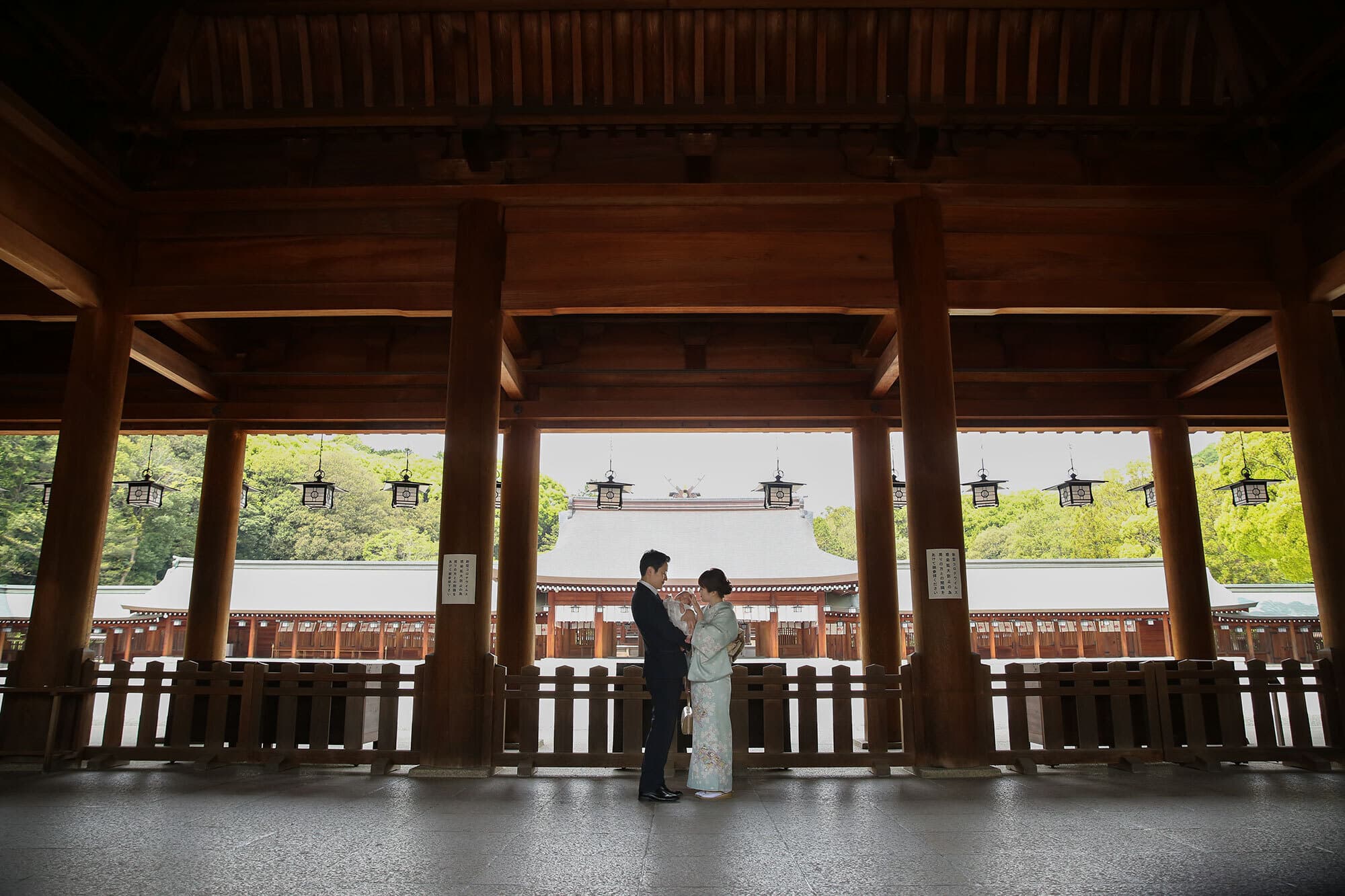 橿原神宮でお宮参り出張撮影