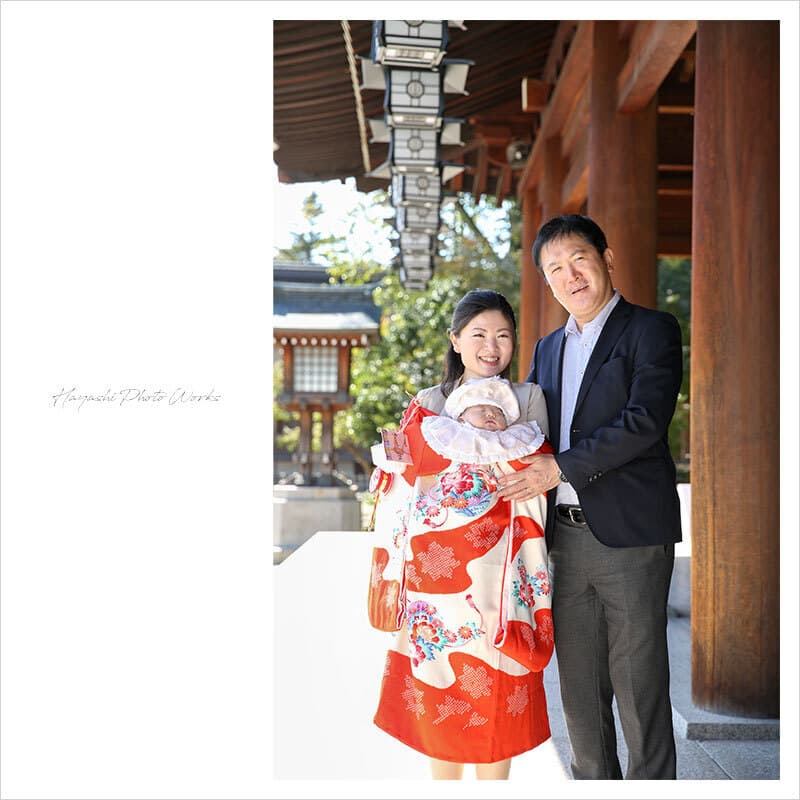 橿原神宮でお宮参り出張撮影
