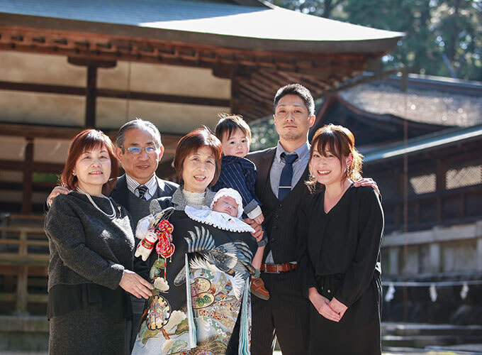 往馬大社でお宮参り出張撮影