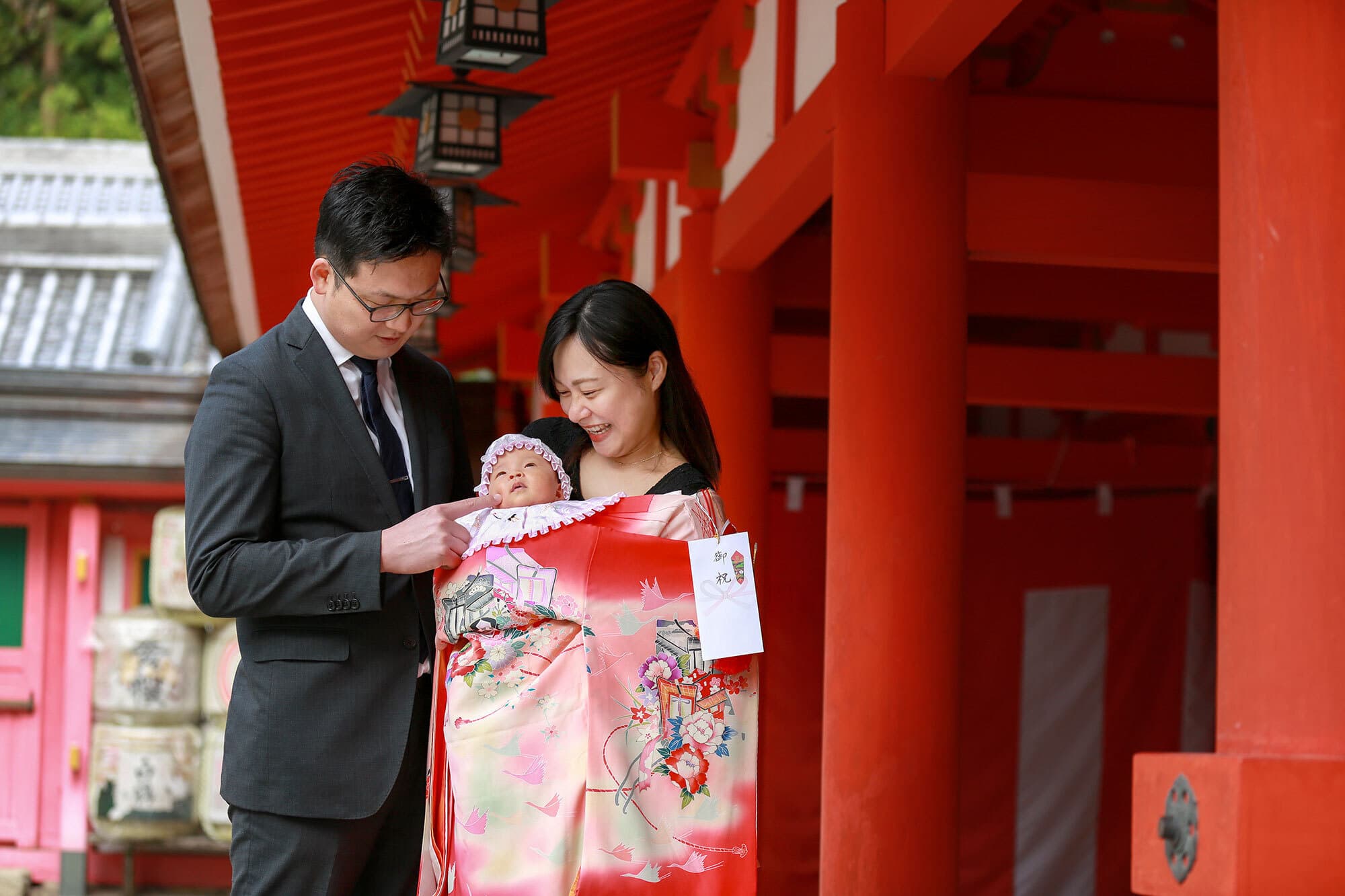 石上神宮お宮参り出張撮影