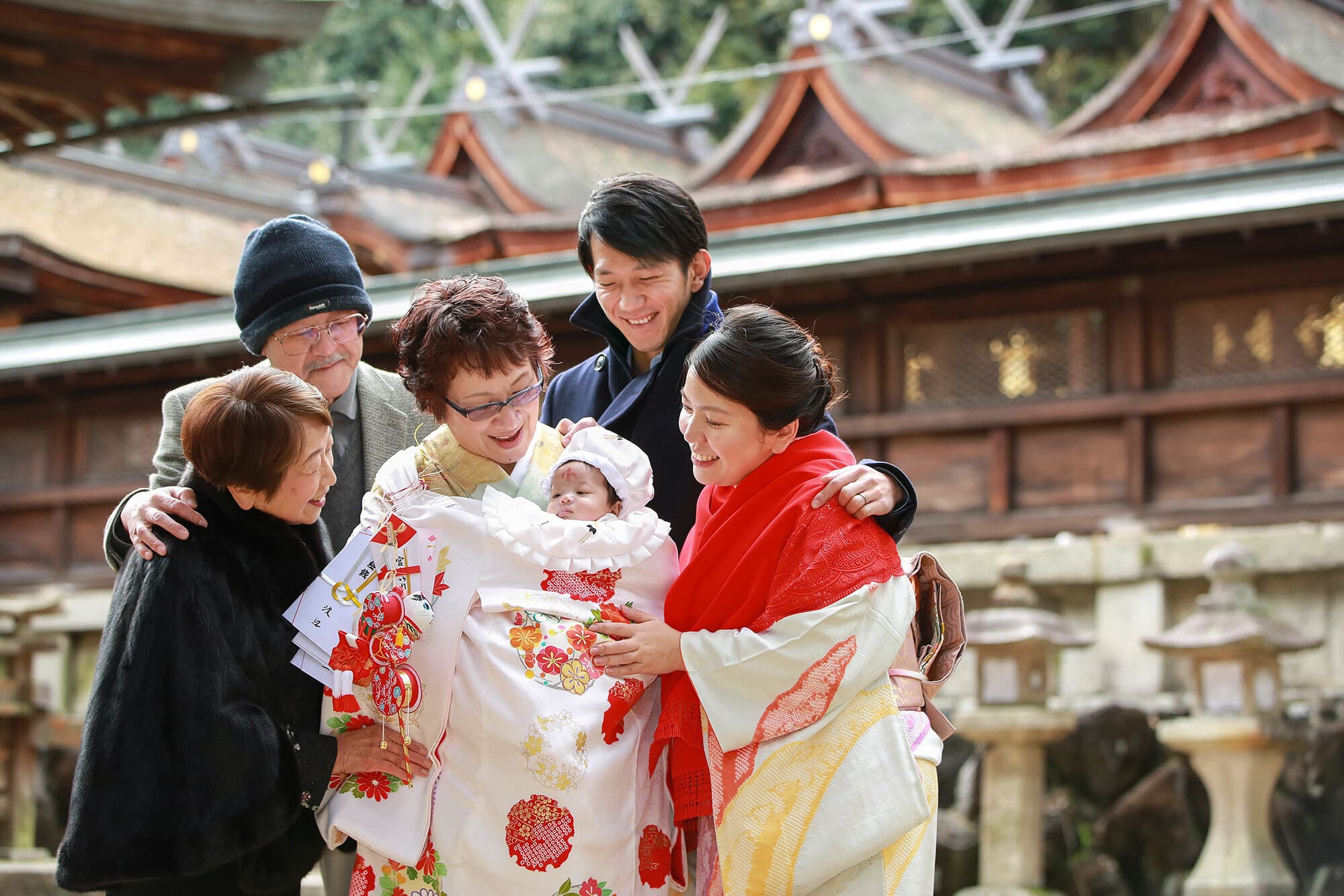 往馬大社でお宮参り出張撮影
