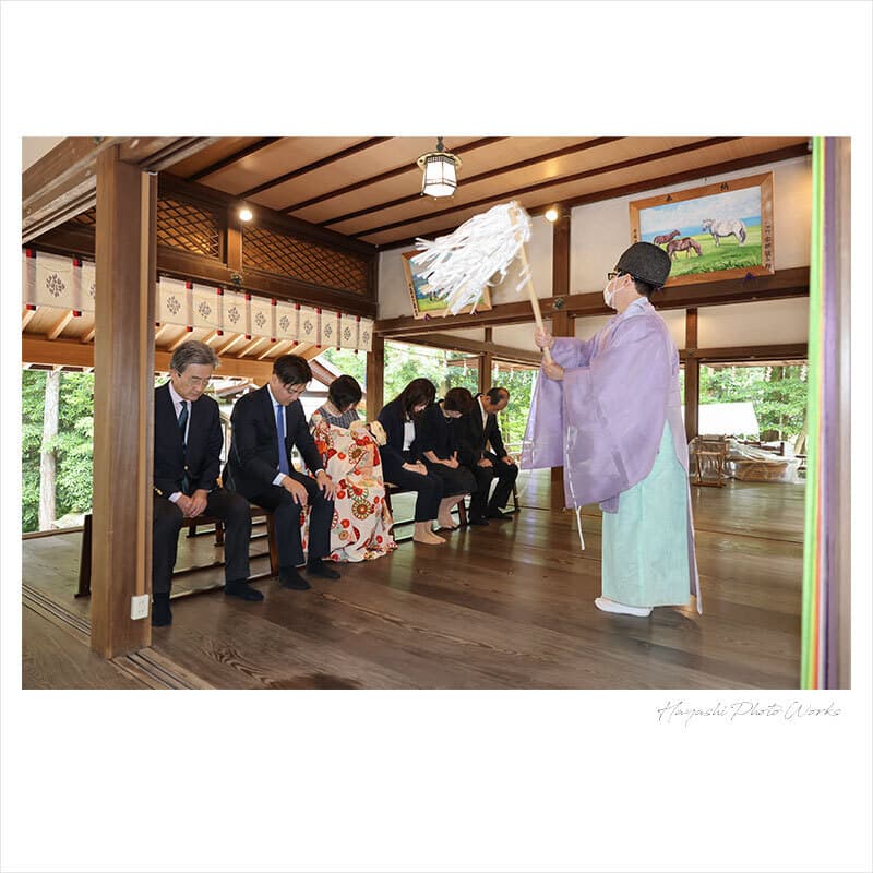 往馬大社でお宮参り出張撮影