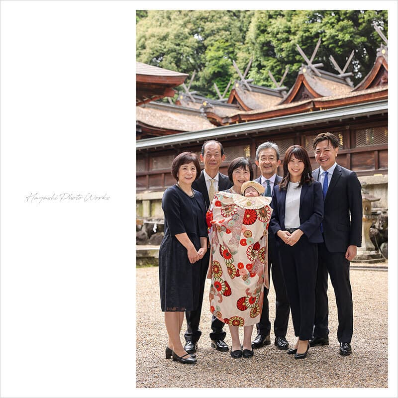 往馬大社でお宮参り出張撮影