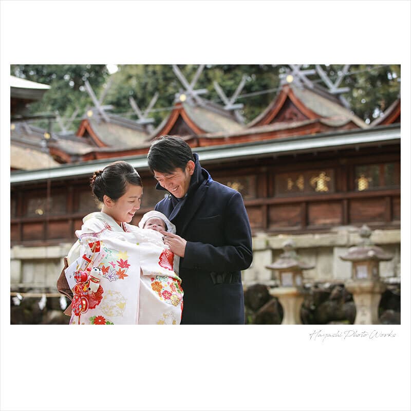 往馬大社でお宮参り出張撮影