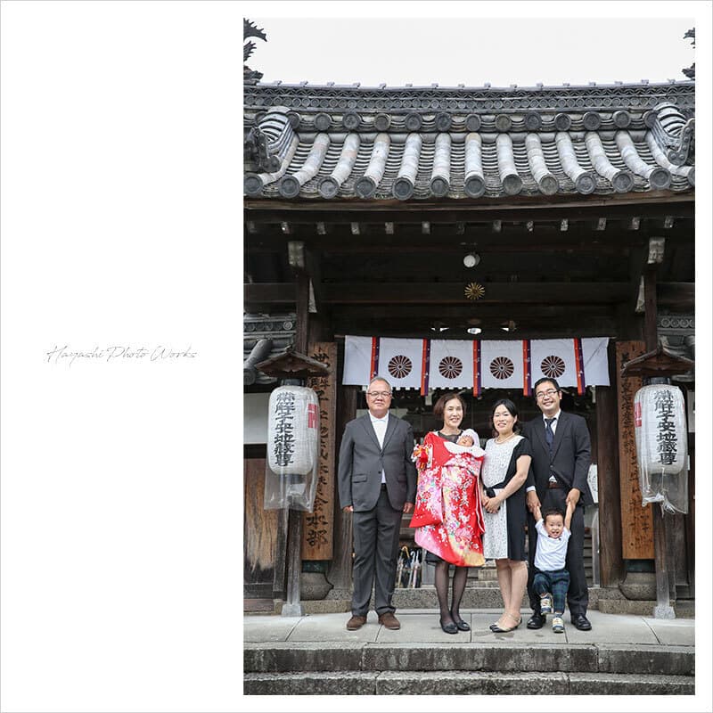 帯解寺でお宮参り出張撮影