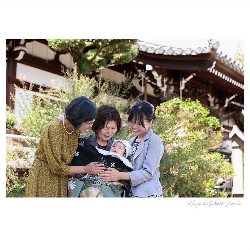 帯解寺でお宮参り出張撮影