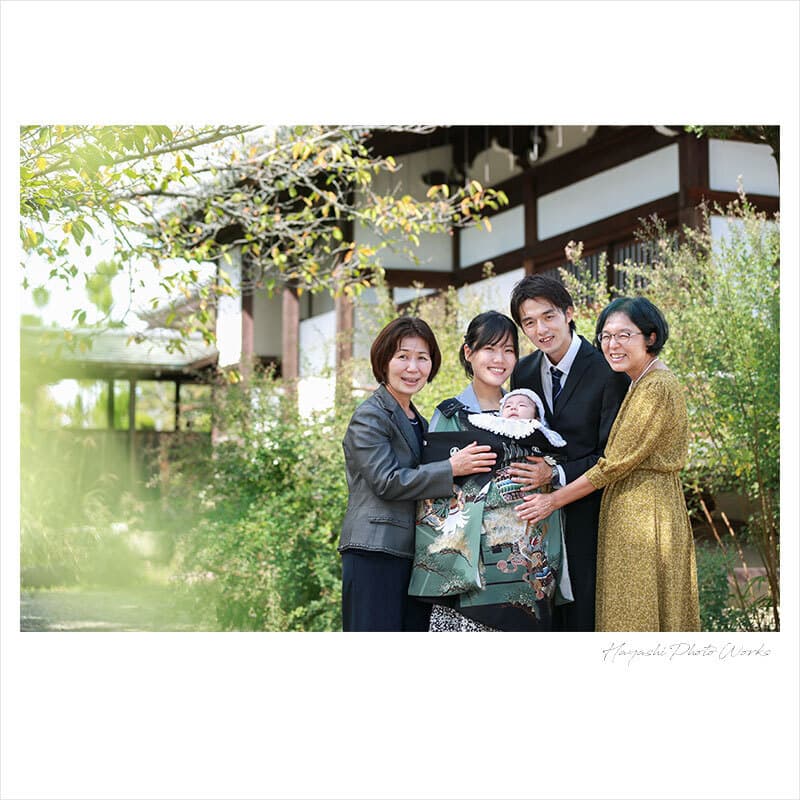 帯解寺でお宮参り出張撮影