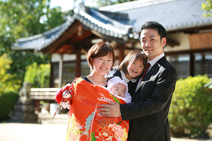 小泉神社でお宮参り出張撮影