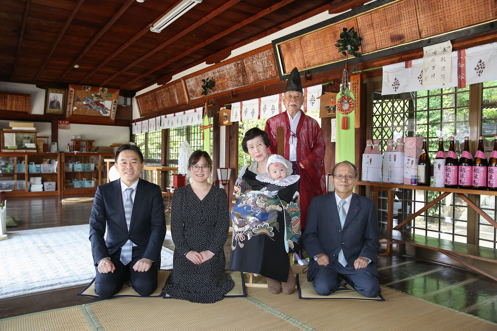 小泉神社でお宮参り出張撮影