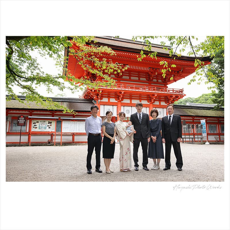 下鴨神社お宮参り出張撮影
