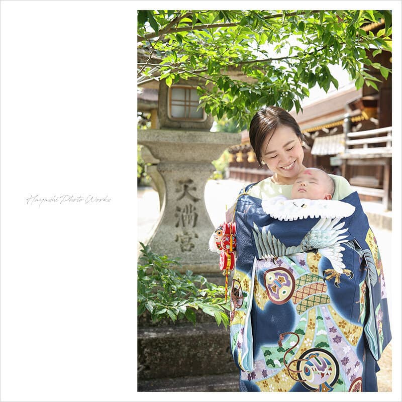 北野天満宮お宮参り出張撮影