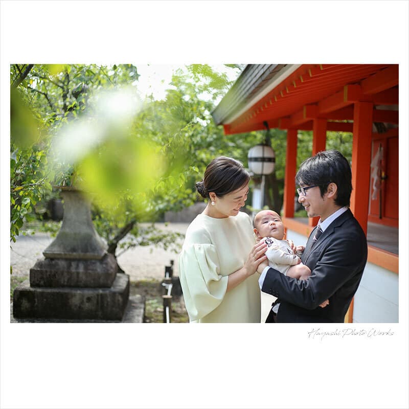 北野天満宮お宮参り出張撮影