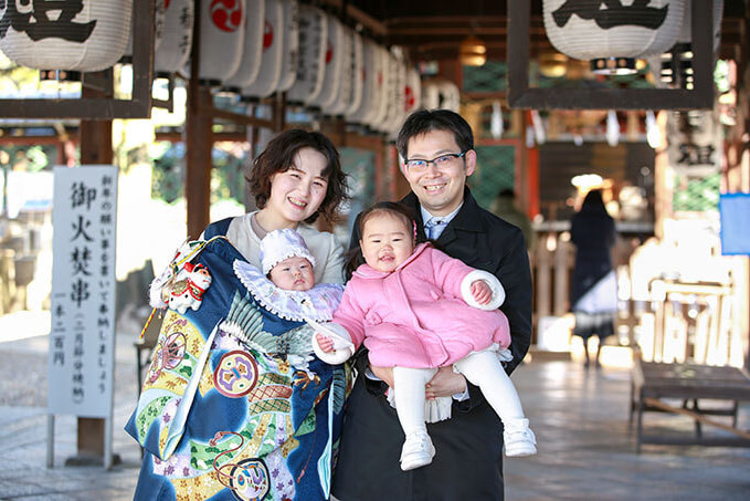 御香宮神社でお宮参り出張撮影