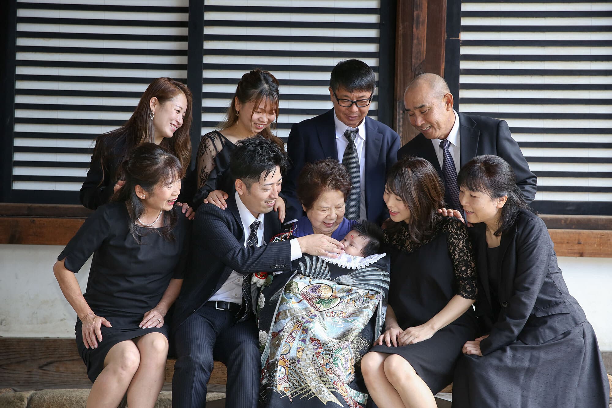 御香宮神社でお宮参り出張撮影