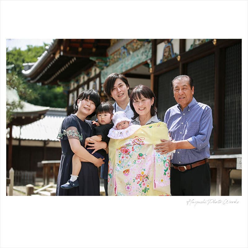 御香宮神社でお宮参り出張撮影