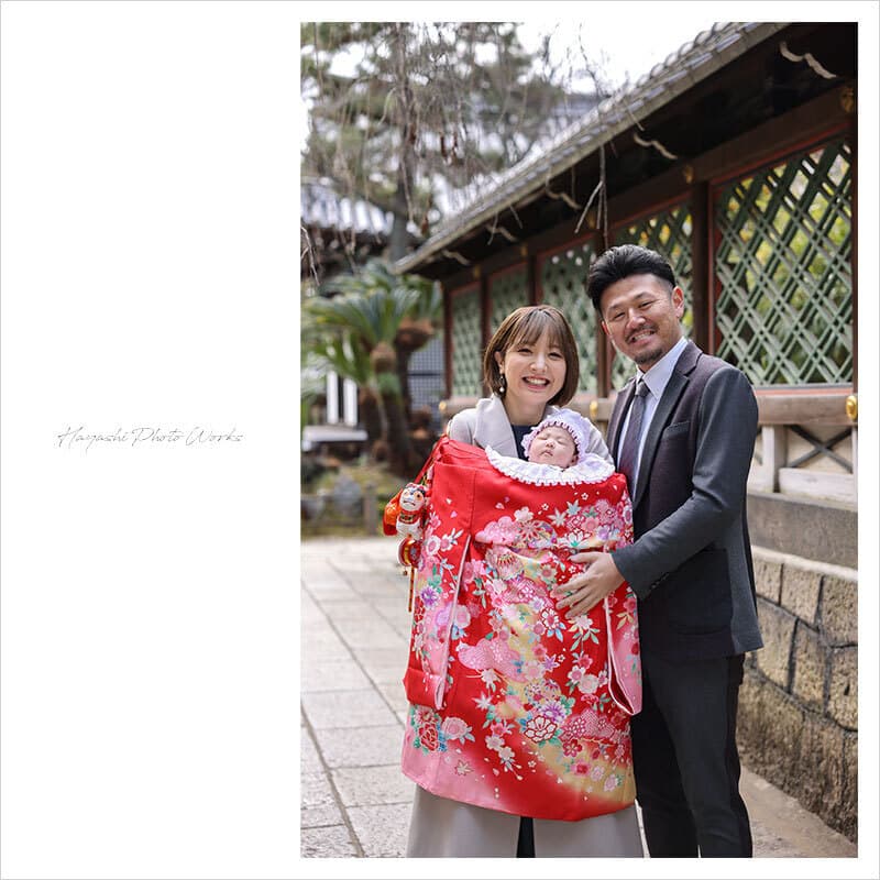 御香宮神社でお宮参り出張撮影